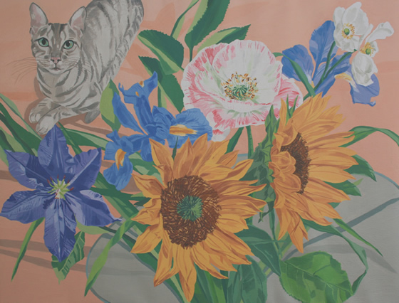 Still Life and Cat